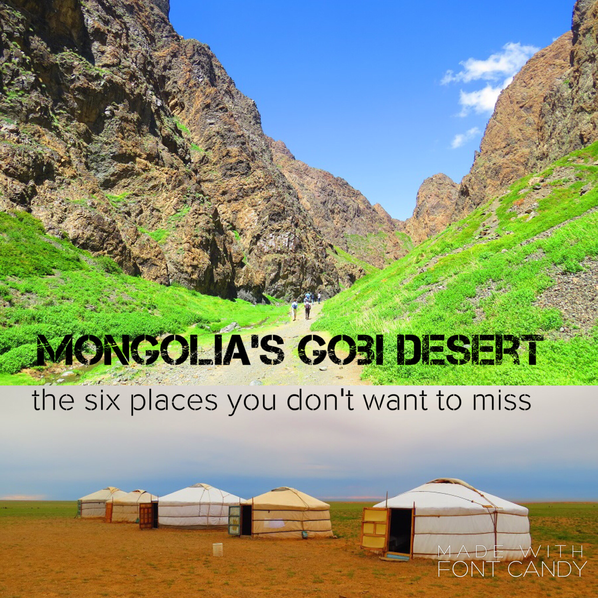 Mongolia's Gobi Desert top 6 places you don't want to miss