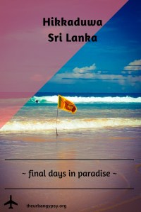 Hikkaduwa Sri Lanka ~ Final days in paradise